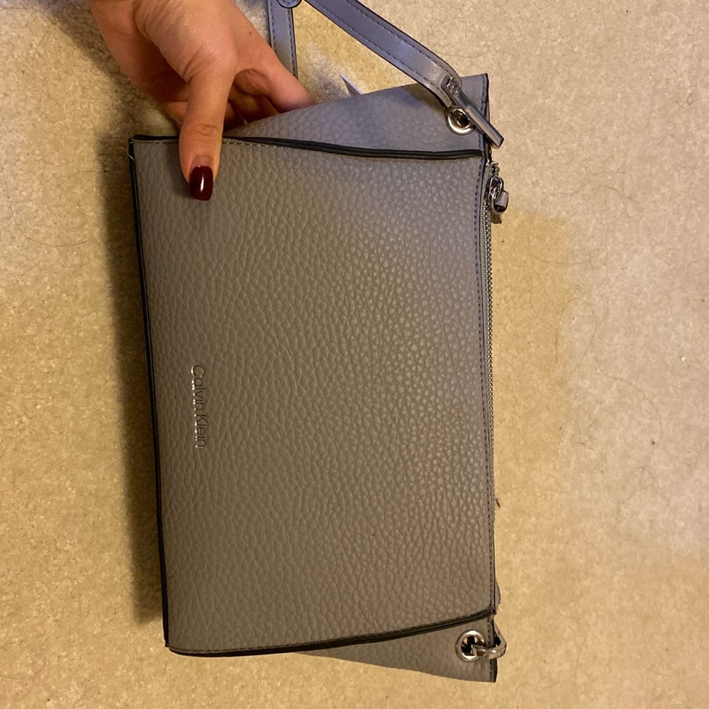 New Gray Calvin Klein purse